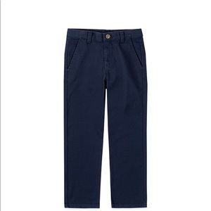 Izod Boy’s Navy Blue Flat Front Stretch Chino Pant |size 7 slim
